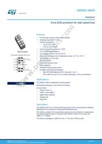 HSP051-4M10 Datasheet Cover