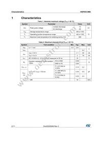 HSP053-4M5 Datasheet Page 2