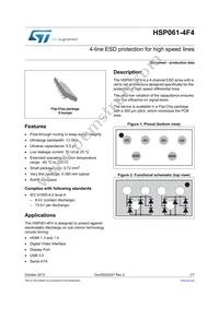 HSP061-4F4 Datasheet Cover