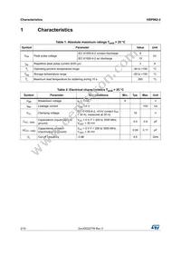 HSP062-2P6 Datasheet Page 2
