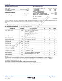 HSP43216JC-52Z Datasheet Page 16