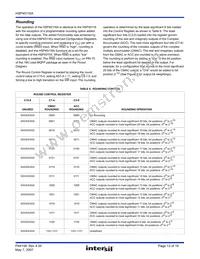 HSP45116AVC-52Z Datasheet Page 13