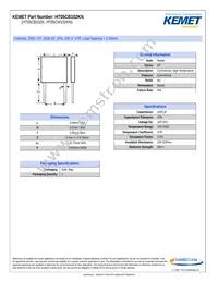 HT05CB102K Datasheet Cover