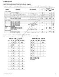 HT507DC Datasheet Page 3