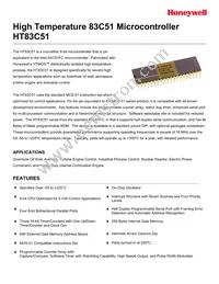 HT83C51DC Datasheet Cover