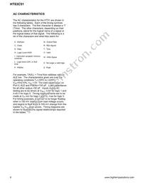 HT83C51DC Datasheet Page 6