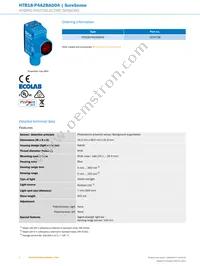 HTB18-P4A2BAD04 Datasheet Page 2