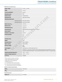 HTB18-P4B2BB Datasheet Page 3