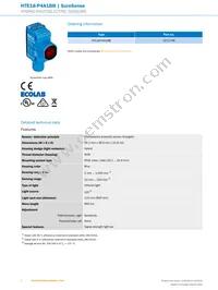 HTE18-P4A1BB Datasheet Page 2