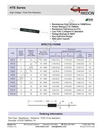 HTE52-50MF Datasheet Cover