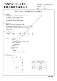 HTEX25201T-100MSR Datasheet Cover