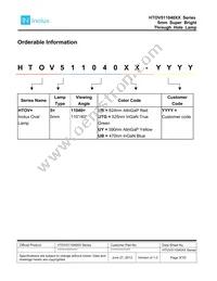 HTOV511040UR Datasheet Page 3