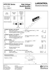 HTZ170C2.8K Datasheet Cover