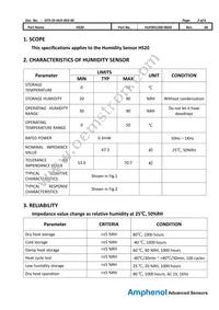 HUF001U00-00A0 Datasheet Page 2