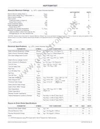 HUF75309T3ST Datasheet Page 2