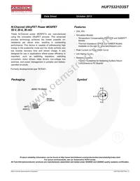 HUF75321D3ST Datasheet Page 2