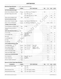 HUF75631S3ST Datasheet Page 3