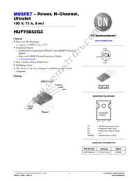 HUF75652G3 Datasheet Cover