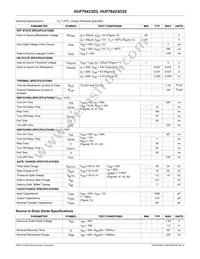 HUF76423D3 Datasheet Page 2