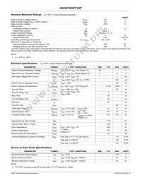 HUFA75307T3ST Datasheet Page 3