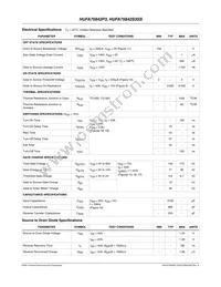 HUFA75842S3ST Datasheet Page 2