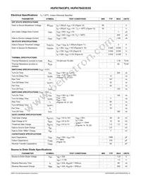 HUFA76423P3 Datasheet Page 2