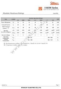 HUG1105W-TR Datasheet Page 3