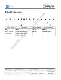HV-5RGB25 Datasheet Page 3