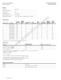 HV1625-2R7256-1 Datasheet Page 2