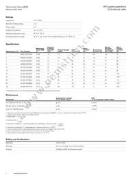 HV1850-2R7806-R Datasheet Page 2