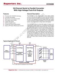 HV5308PG-B-G Datasheet Cover