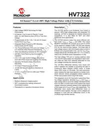 HV7322-V/AGA Datasheet Cover