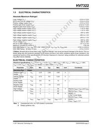 HV7322-V/AGA Datasheet Page 5