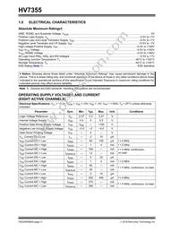 HV7355K6-G Datasheet Page 4