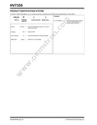 HV7355K6-G Datasheet Page 16