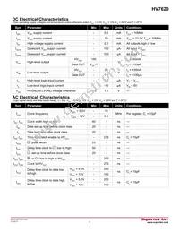 HV7620PG-G Datasheet Page 3