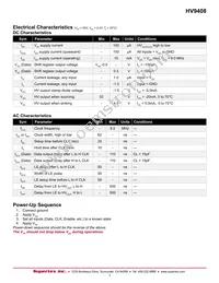 HV9408PJ-G Datasheet Page 3