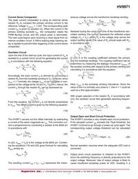 HV9971LG-G Datasheet Page 7
