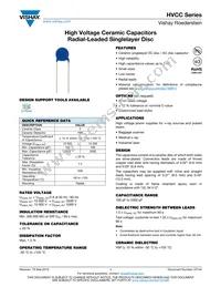 HVCC153Y6P102MEAX Datasheet Cover