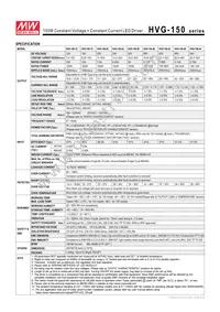 HVG-150-54B Datasheet Page 2