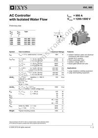 HVL900-18IO1 Datasheet Cover