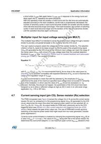 HVLED007TR Datasheet Page 19