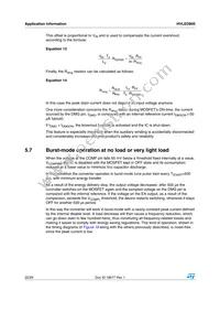 HVLED805 Datasheet Page 22