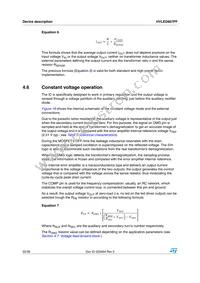 HVLED807PF Datasheet Page 22