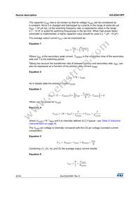 HVLED815PF Datasheet Page 20