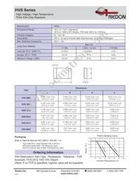 HVS2512-100GL8 Datasheet Page 2