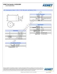 HVZ0E105NF Datasheet Cover