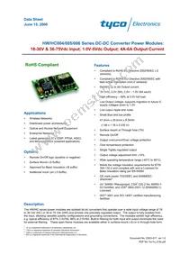 HW006A0M1-S Datasheet Cover