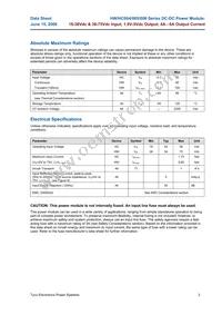 HW006A0M1-S Datasheet Page 2
