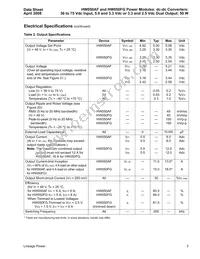 HW050FG Datasheet Page 3